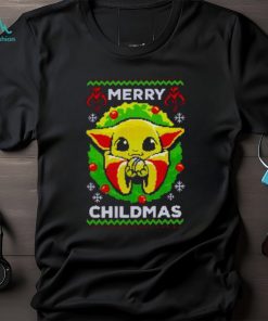 Baby Yoda Merry Childmas Ugly Christmas Shirt