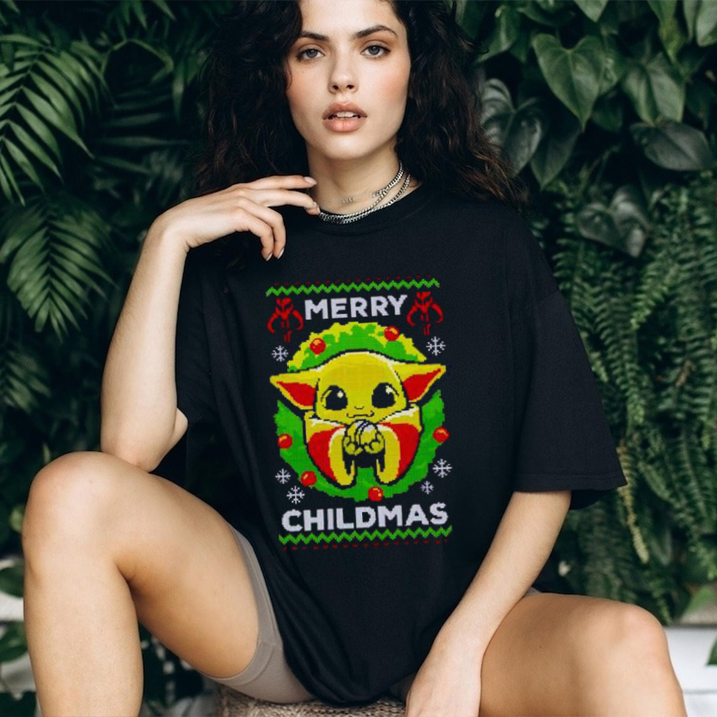 Baby Yoda Merry Childmas Ugly Christmas Shirt Baby Yoda Merry Childmas Ugly Christmas Shirt