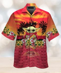 Baby Yoda Star Wars Kansas City Chiefs Hawaiian Shirt Best Beach Gift