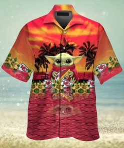 Baby Yoda Star Wars Kansas City Chiefs Hawaiian Shirt Best Beach Gift