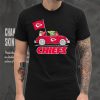 Baby Yoda drive a car Washington Redskins football flag logo shirt