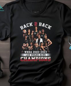 Back 2 Back WNBA 2022 2023 Las Vegas ACES Champions T Shirt
