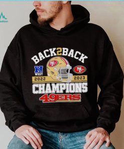 Back 2 back helmet 2022 2023 Champions San Francisco 49ers shirt