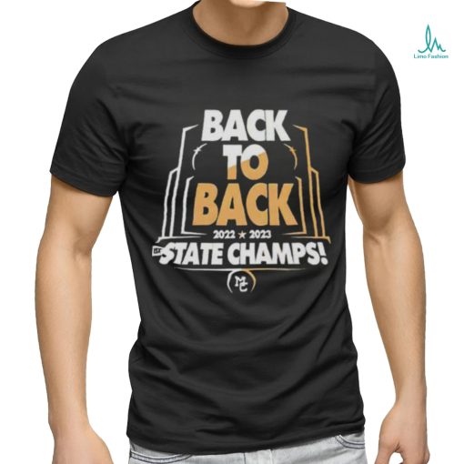 Back To Back 2022 2023 State Champs Caravan Football Logo T Shirt