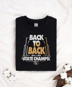 Back To Back 2022 2023 State Champs Caravan Football Logo T Shirt