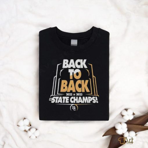 Back To Back 2022 2023 State Champs Caravan Football Logo T Shirt