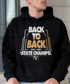 Back To Back 2022 2023 State Champs Caravan Football Logo T Shirt