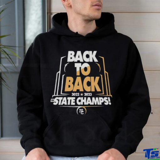 Back To Back 2022 2023 State Champs Caravan Football Logo T Shirt