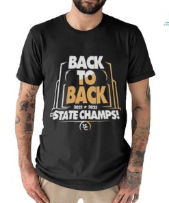 Back To Back 2022 2023 State Champs Caravan Football Logo T Shirt