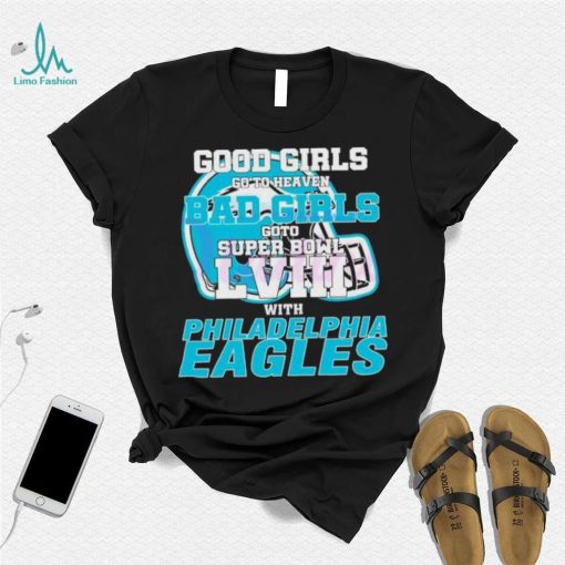 Bad Girls Go To Super Bowl LVIII With Eagles Shirt