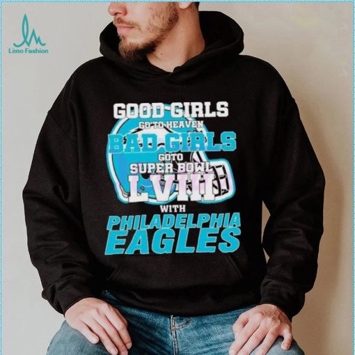Bad Girls Go To Super Bowl LVIII With Eagles Shirt