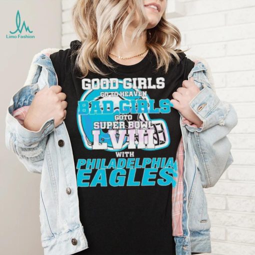 Bad Girls Go To Super Bowl LVIII With Eagles Shirt