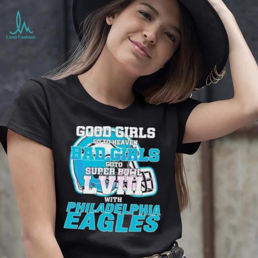 Bad Girls Go To Super Bowl LVIII With Eagles Shirt