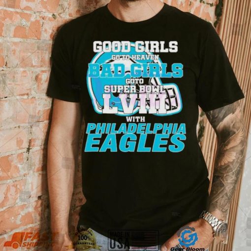 Bad Girls Go To Super Bowl LVIII With Eagles Shirt