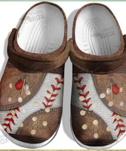 Bag Baseball Ball Crocs For Batter Funny Custom Crocs For Men Son Father