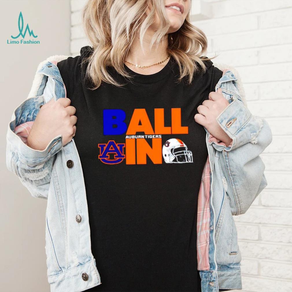 Ball in Auburn Tigers logo helmet shirt Ball in Auburn Tigers logo helmet shirt