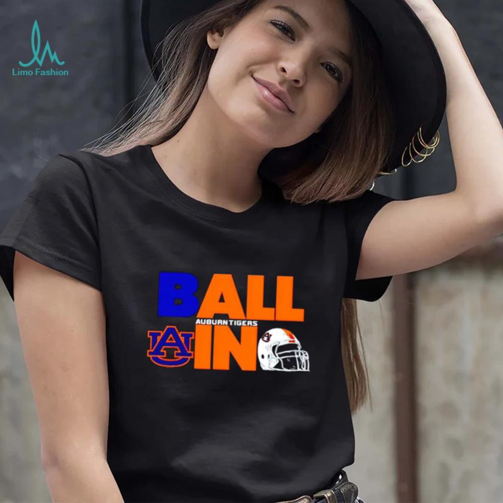 Ball in Auburn Tigers logo helmet shirt Ball in Auburn Tigers logo helmet shirt