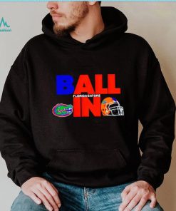 Ball in Florida Gators logo helmet shirt