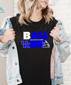 Ball in Kentucky Wildcats logo helmet shirt