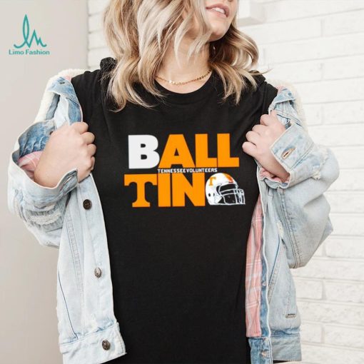 Ball in Tennessee Volunteers logo helmet shirt