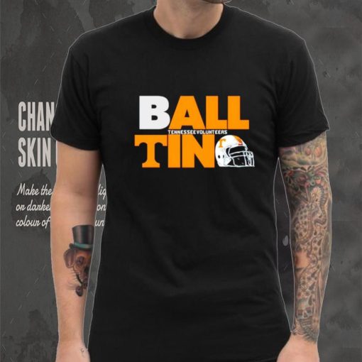 Ball in Tennessee Volunteers logo helmet shirt