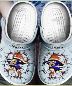 Baltimore Ravens Bold Logo Crocs