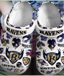 Baltimore Ravens Championship Crocs Clogs