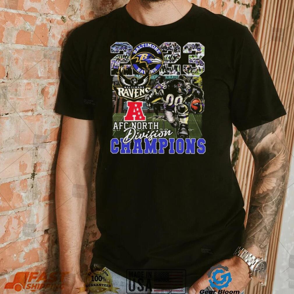 Baltimore Ravens Mascot 2023 AFC North Division Champions Shirt Baltimore Ravens Mascot 2023 AFC North Division Champions Shirt