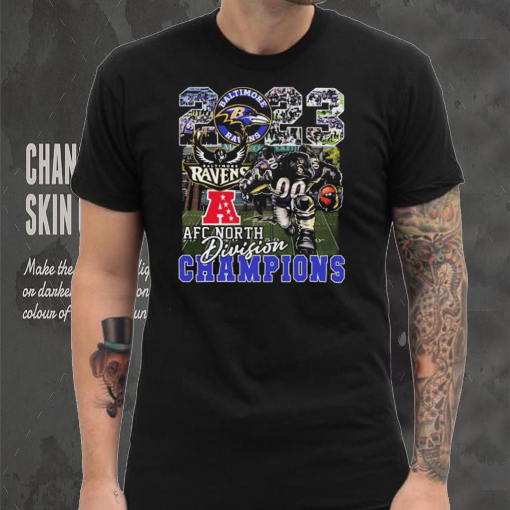 Baltimore Ravens Mascot 2023 AFC North Division Champions Shirt Baltimore Ravens Mascot 2023 AFC North Division Champions Shirt