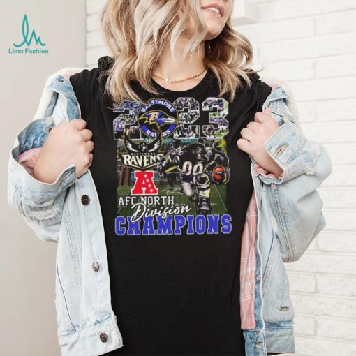 Baltimore Ravens Mascot 2023 AFC North Division Champions Shirt