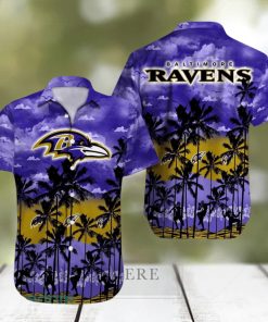 Baltimore Ravens NFL All Over printed 3D Beach Lover Gift Aloha Hawaiian Shirt