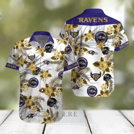 Baltimore Ravens NFL Beach Hawaiian Shirt Men And Women For Fans Gift