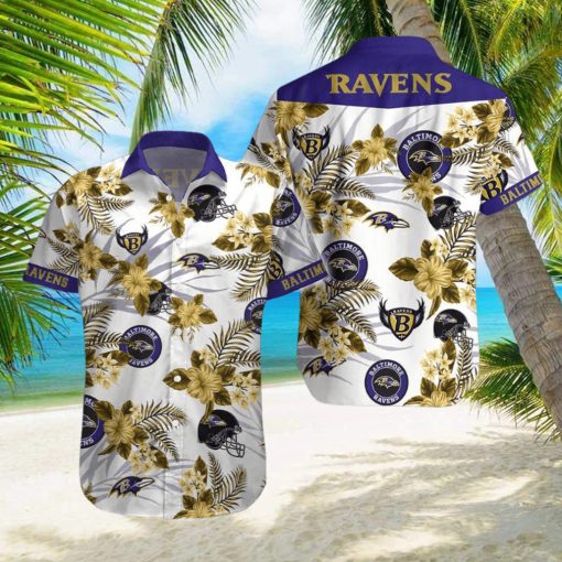 Baltimore Ravens NFL Beach Hawaiian Shirt Men And Women For Fans Gift