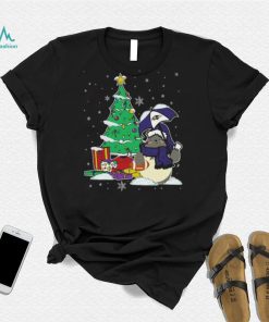 Baltimore Ravens NFL Football Cute Tonari No Totoro Christmas Tree Shirt