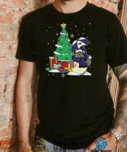 Baltimore Ravens NFL Football Cute Tonari No Totoro Christmas Tree Shirt