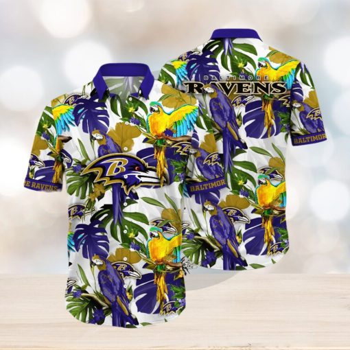 Baltimore Ravens NFL Hawaiian Shirt Sea Breezetime Aloha Shirt