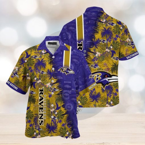 Baltimore Ravens NFL Summer Hawaii Shirt And Shorts For Your Loved Ones