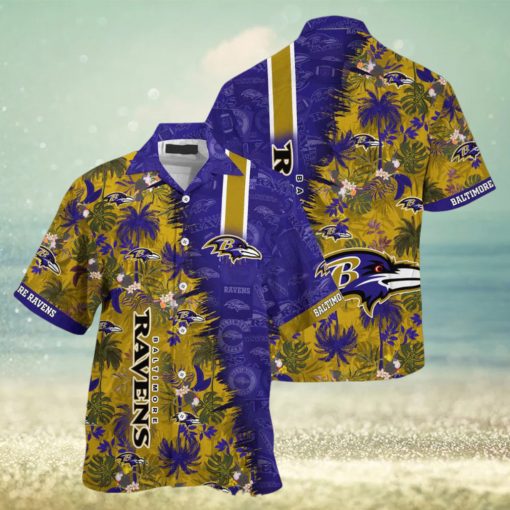 Baltimore Ravens NFL Summer Hawaii Shirt And Shorts For Your Loved Ones