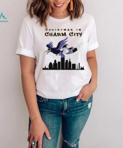 Baltimore Ravens Santa Christmas in Charm city shirt