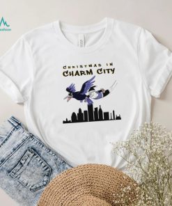 Baltimore Ravens Santa Christmas in Charm city shirt