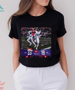 Baltimore Ravens Win 33 19 San Francisco 49ers 2023 NFL Christmas Gameday Final Score Shirt