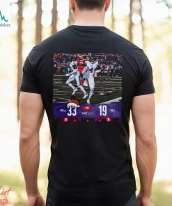 Baltimore Ravens Win 33 19 San Francisco 49ers 2023 NFL Christmas Gameday Final Score Shirt