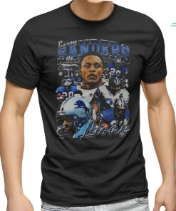 Barry Sanders Vintage 90s Graphic Style T Shirt