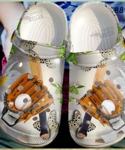 Baseball And Daisy Classic Crocs