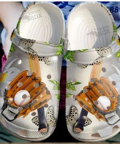 Baseball And Daisy Classic Crocs