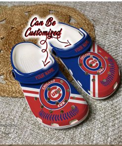 Baseball Chicago Cubs Personalized Baseball Logo Team Clog Shoes