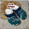 Personalized Baseball MLB Atlanta Braves Cow Animal Print Crocs Shoes