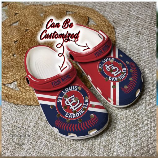 Baseball St. Louis Cardinals Personalized Logo Team Clog Shoes