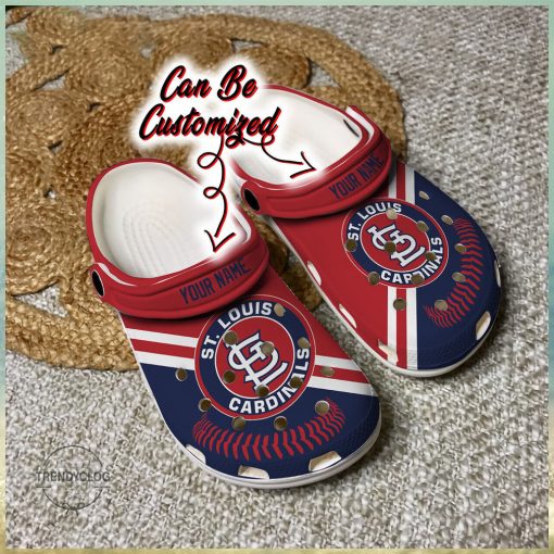 Baseball St. Louis Cardinals Personalized Logo Team Clog Shoes