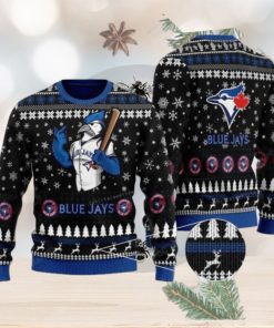 Baseball Team Toronto Blue Jays With Bj Birdy The Mascot Ugly Sweater